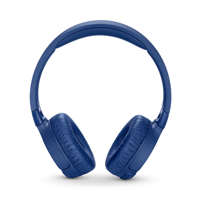 JBL Tune 600BTNC - Blue - Wireless, on-ear, active noise-cancelling headphones. - Front image number null