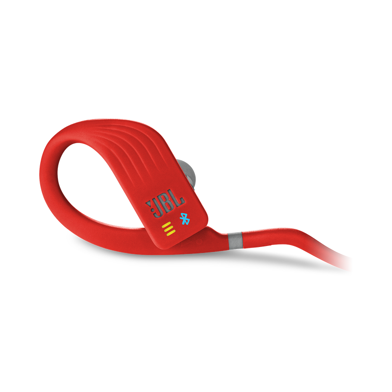 JBL Endurance DIVE - Red - Waterproof Wireless In-Ear Sport Headphones with MP3 Player - Detailshot 2 image number null