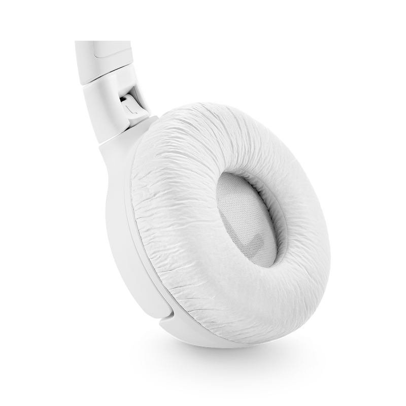 JBL Tune 600BTNC - White - Wireless, on-ear, active noise-cancelling headphones. - Detailshot 2 image number null