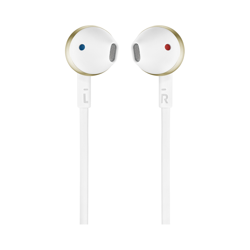 JBL Tune 205 - Champagne Gold - Earbud headphones - Front image number null
