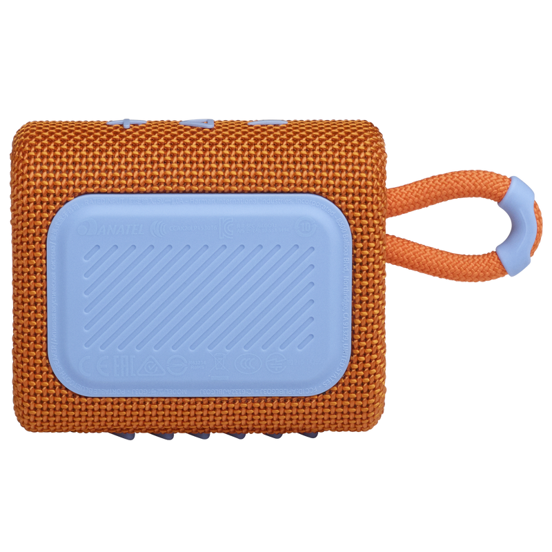 JBL Go 3 - Orange - Portable Waterproof Speaker - Back image number null
