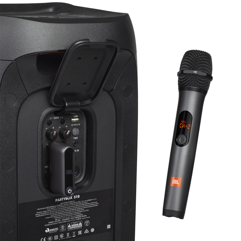 JBL Wireless Microphone Set - Black - Wireless two microphone system - Detailshot 1 image number null