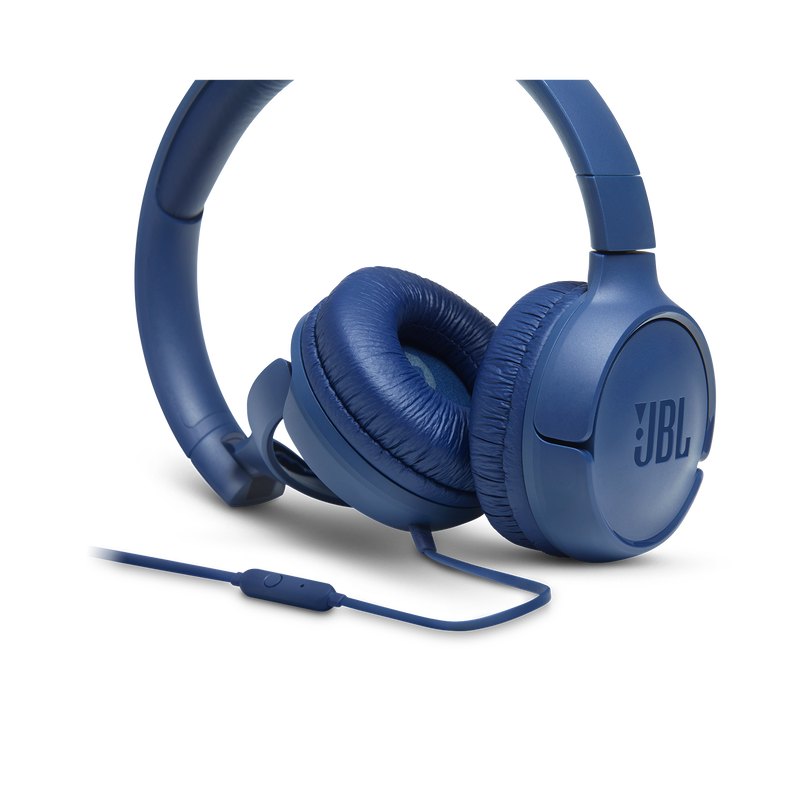 JBL Tune 500 - Blue - Wired on-ear headphones - Detailshot 3 image number null