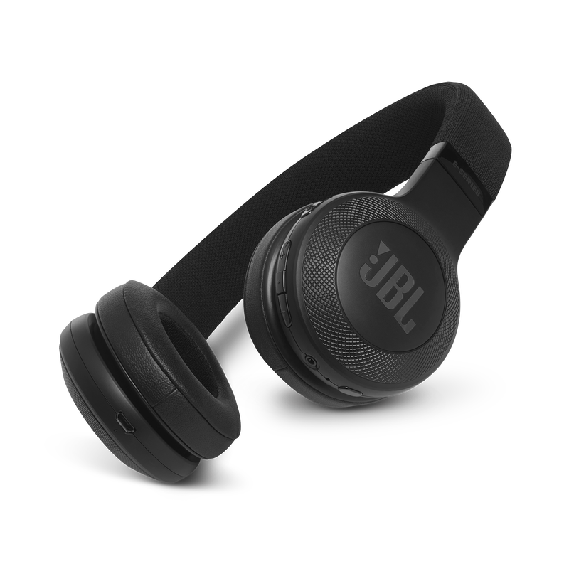 JBL E45BT - Black - Wireless on-ear headphones - Hero image number null