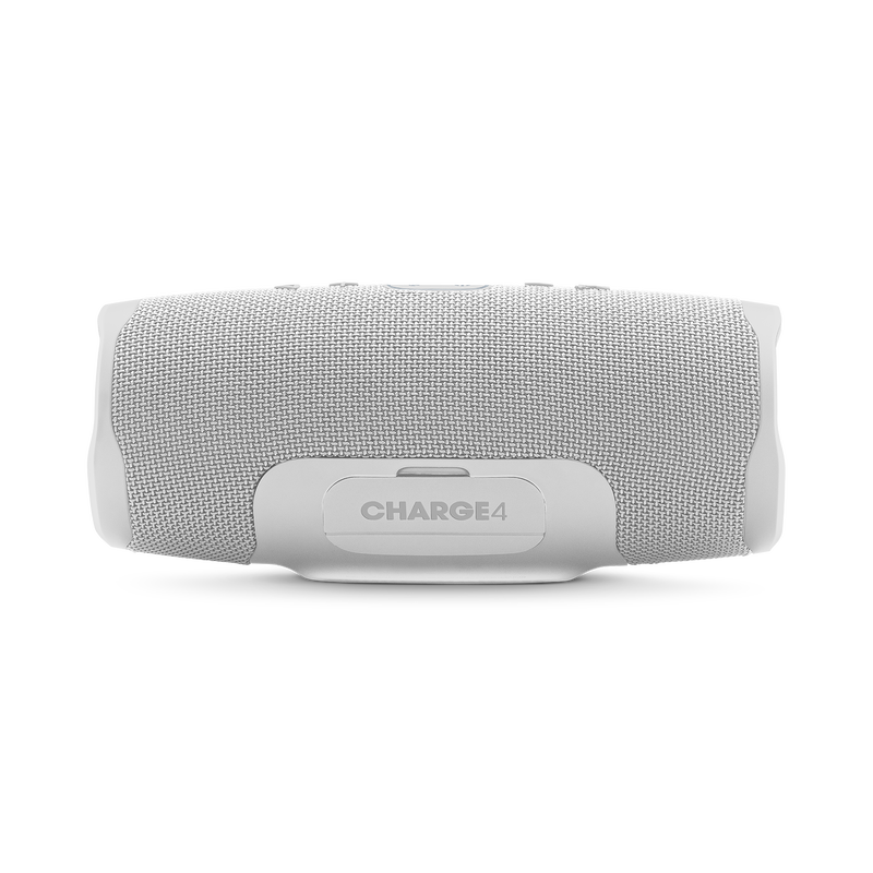 JBL Charge 4 - White - Portable Bluetooth speaker - Back image number null