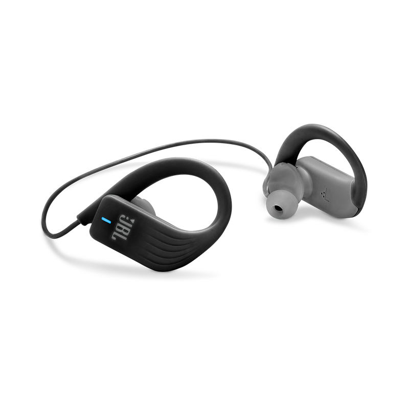 JBL Endurance SPRINT - Black - Waterproof Wireless In-Ear Sport Headphones - Detailshot 1 image number null
