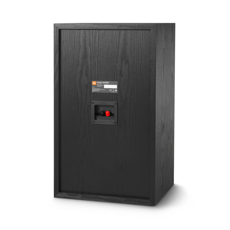JBL 4312G - Black - 12-inch (300mm) 3-way Studio Monitor Bookshelf Loudspeaker - Back image number null