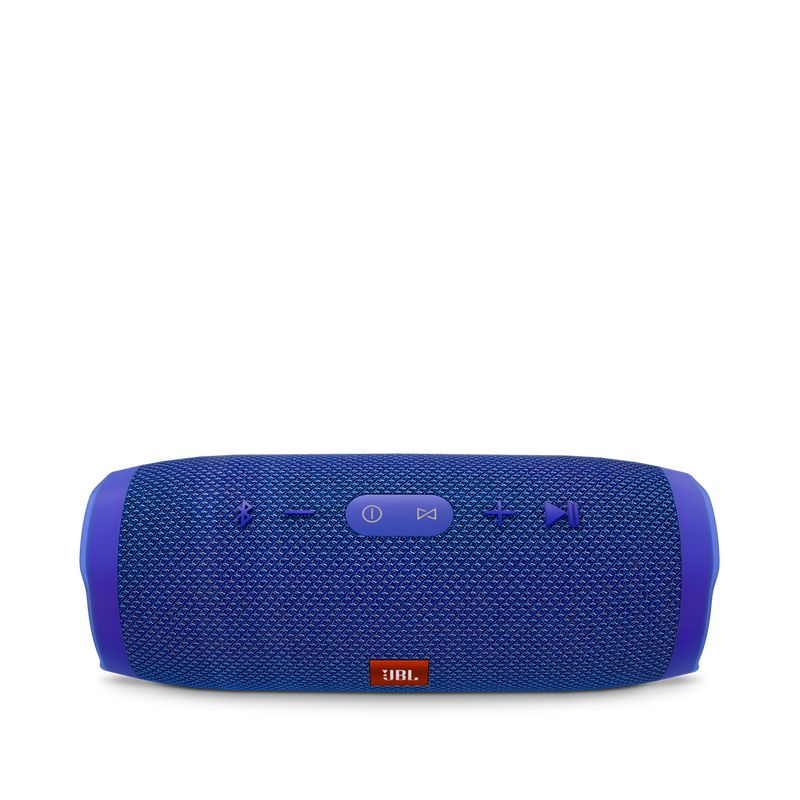 JBL Charge 3 - Blue - Full-featured waterproof portable speaker with high-capacity battery to charge your devices - Detailshot 2 image number null
