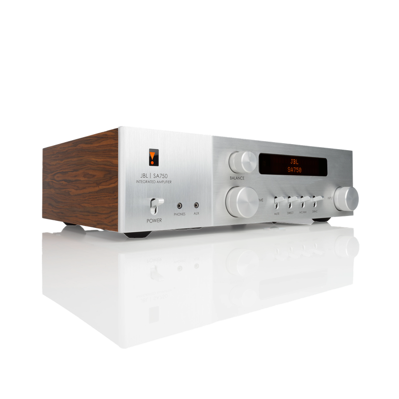 JBL SA750 - Teak - Streaming Integrated Stereo Amplifier - Hero image number null