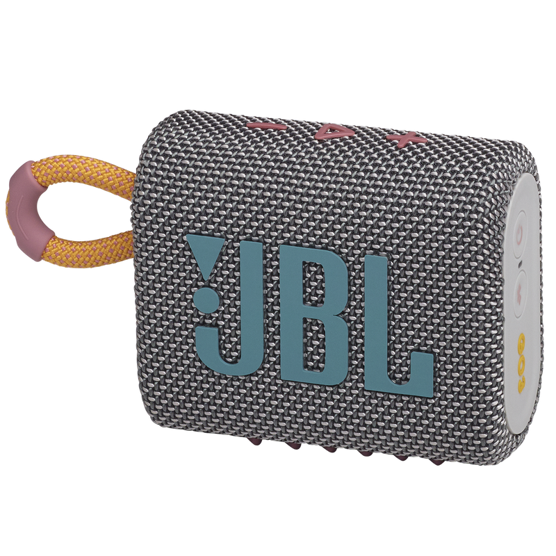 JBL Go 3 - Grey - Portable Waterproof Speaker - Hero image number null