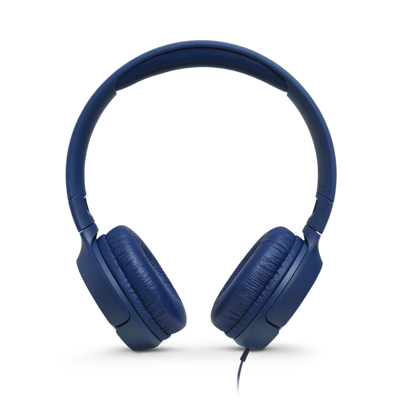 JBL Tune 500 - Blue - Wired on-ear headphones - Front image number null