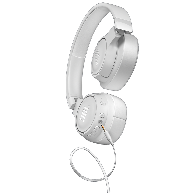 JBL Tune 750BTNC - White - Wireless Over-Ear ANC Headphones - Detailshot 7 image number null