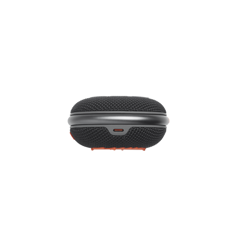 JBL Clip 4 - Black / Orange - Ultra-portable Waterproof Speaker - Bottom image number null