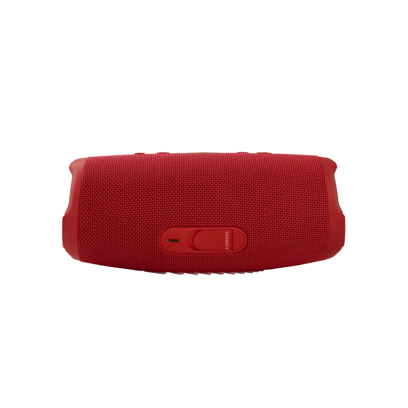 JBL Charge 5 - Red - Portable Waterproof Speaker with Powerbank - Back image number null