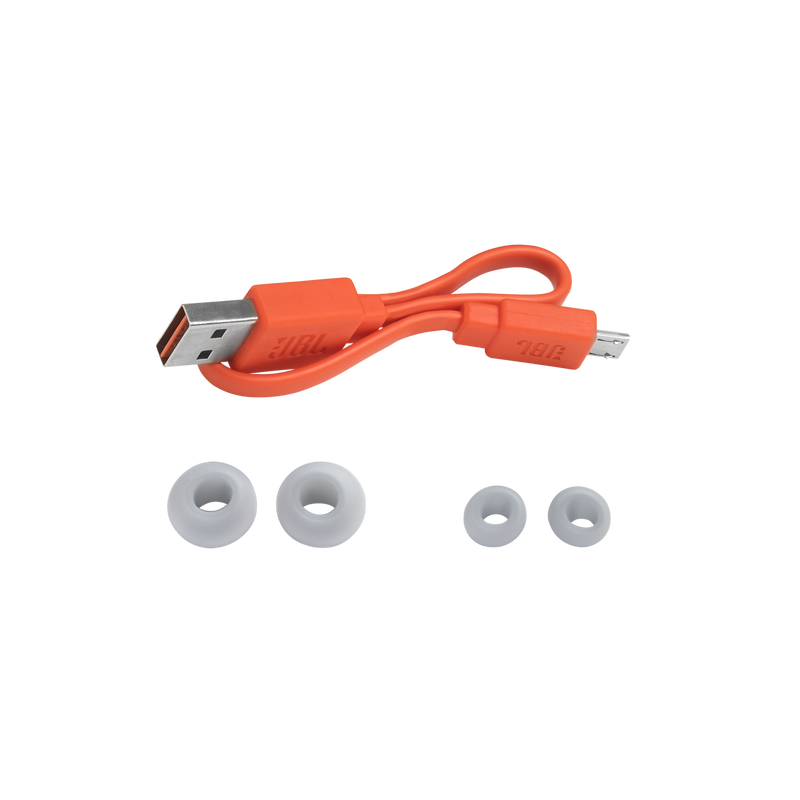 JBL Endurance PEAK - Red - Waterproof True Wireless In-Ear Sport Headphones - Detailshot 4 image number null