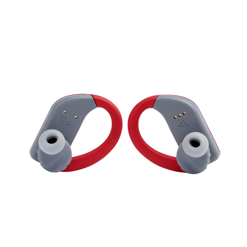 JBL Endurance PEAK - Red - Waterproof True Wireless In-Ear Sport Headphones - Back image number null