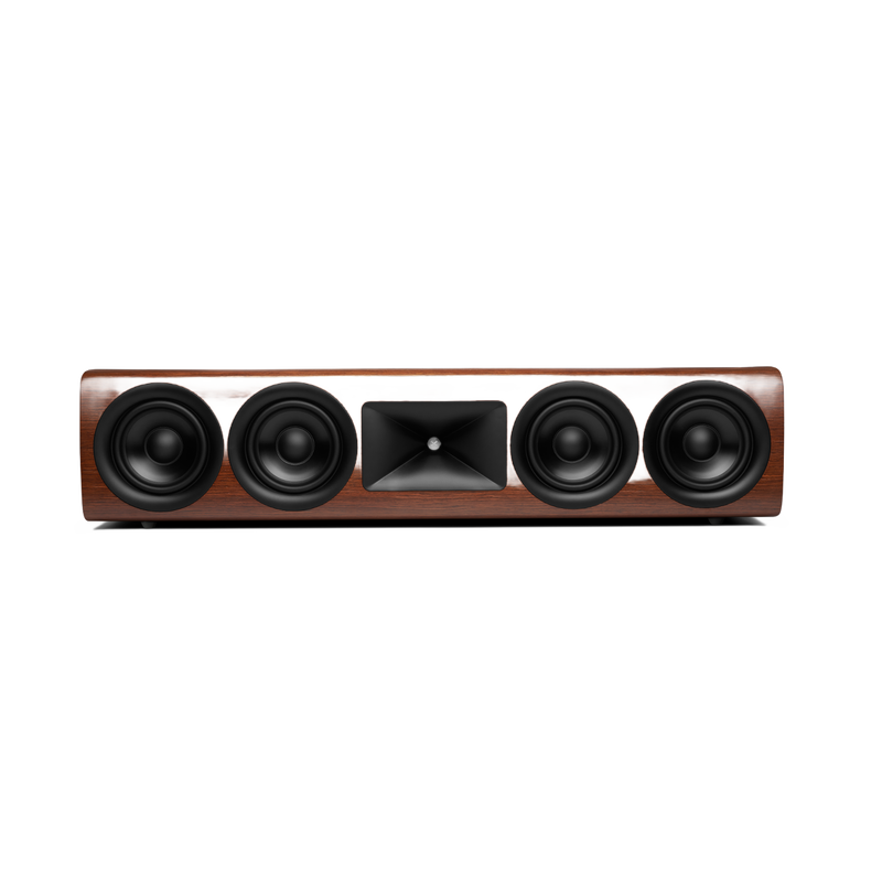 HDI-4500 - Walnut - 2 ½-way Quadruple 5.25-inch (130mm) Center Channel Loudspeaker - Hero image number null
