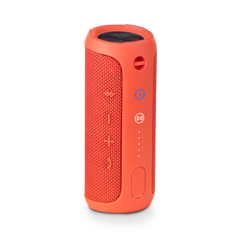 JBL Flip 3 - Orange - Splashproof portable Bluetooth speaker with powerful sound and speakerphone technology - Back image number null