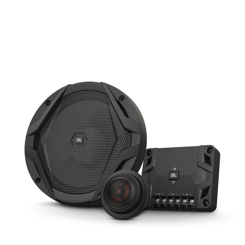 GX600C - Black - 6-1/2" car audio component speaker system, 210W - Hero image number null