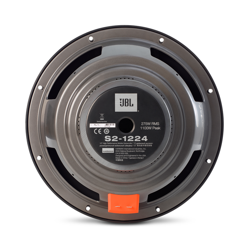 S2-1224 - Black - 12" (300mm) SSI car audio subwoofer - Back image number null