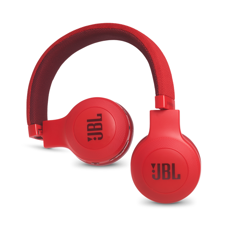 JBL E45BT - Red - Wireless on-ear headphones - Detailshot 1 image number null