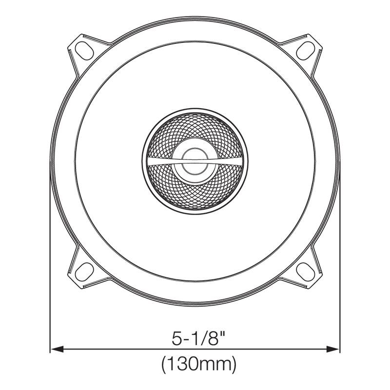 GX502 - Black - 5-1/4" coaxial car audio loudspeaker, 135W - Detailshot 2 image number null