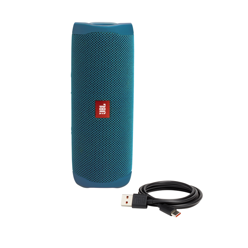 JBL Flip 5 Eco edition - Ocean Blue - Portable Speaker - Eco edition - Detailshot 2 image number null