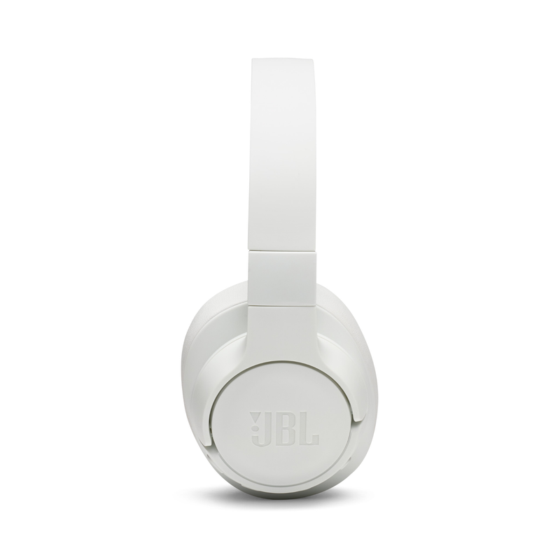 JBL Tune 750BTNC - White - Wireless Over-Ear ANC Headphones - Left image number null