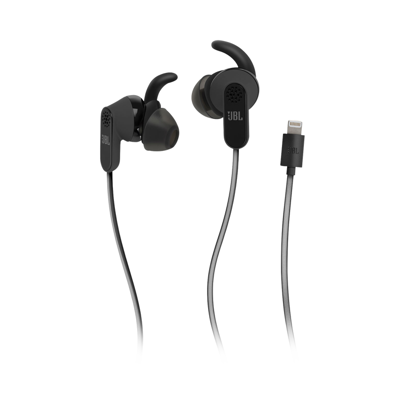 Reflect Aware - Black - Lightning connector sport earphone with Noise Cancellation and Adaptive Noise Control. - Hero image number null