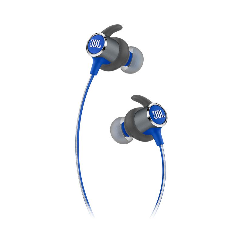 JBL REFLECT MINI 2 - Blue - Lightweight Wireless Sport Headphones - Detailshot 2 image number null