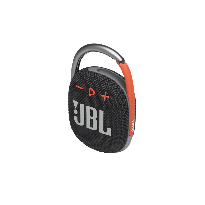 JBL Clip 4 - Black / Orange - Ultra-portable Waterproof Speaker - Detailshot 2 image number null