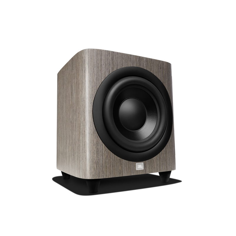 HDI-1200P - Grey Oak - 12-inch (300mm) 1000W Powered Subwoofer - Top image number null