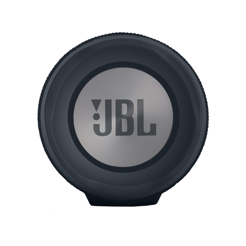 JBL Charge 3 Stealth Edition - Black - Full-featured waterproof portable speaker with high-capacity battery to charge your devices - Left image number null