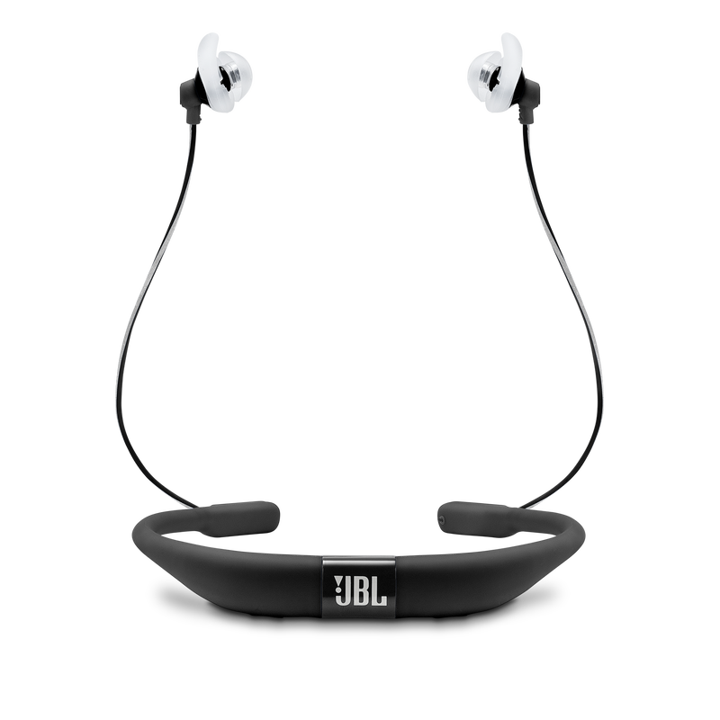 JBL Reflect Fit - Black - Heart Rate Wireless Headphones - Back image number null
