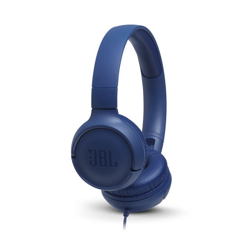 JBL Tune 500 - Blue - Wired on-ear headphones - Hero image number null