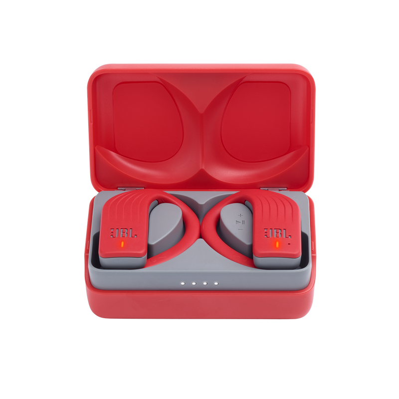 JBL Endurance PEAK - Red - Waterproof True Wireless In-Ear Sport Headphones - Hero image number null