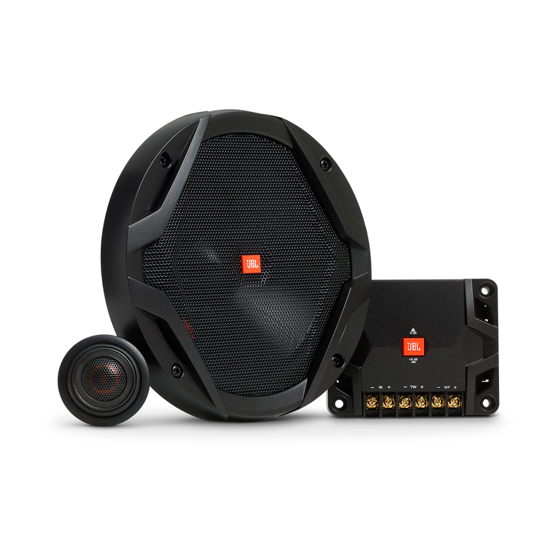 GX608C - Black - 6-1/2" Car Audio Component Speaker System - Hero image number null