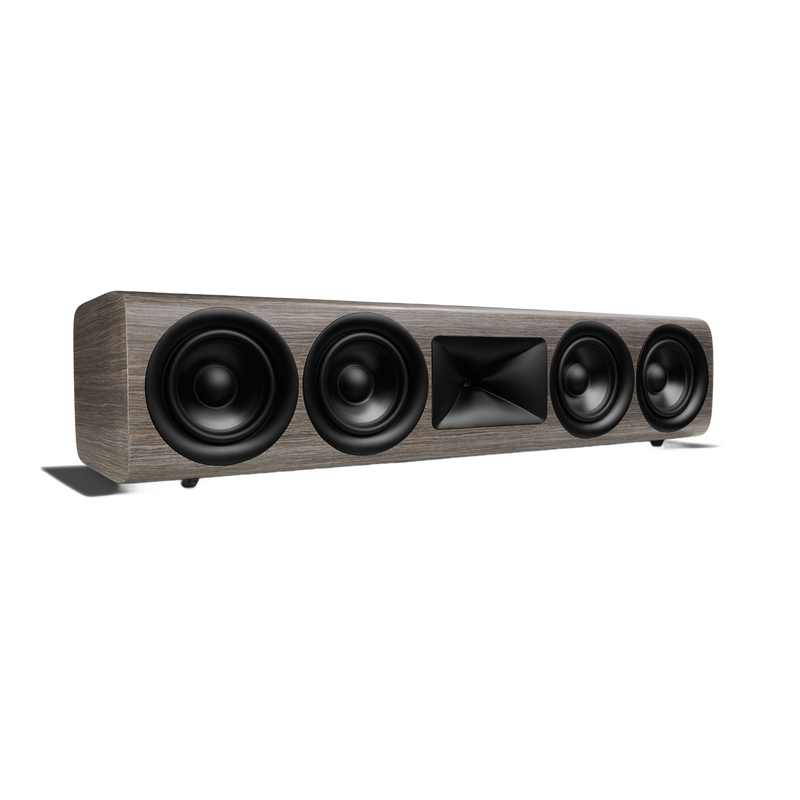 HDI-4500 - Grey Oak - 2 ½-way Quadruple 5.25-inch (130mm) Center Channel Loudspeaker - Left image number null