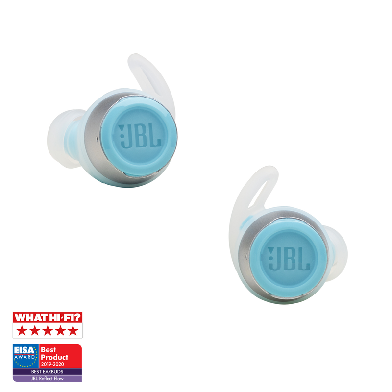 JBL Reflect Flow - Teal - Waterproof true wireless sport earbuds - Detailshot 3 image number null