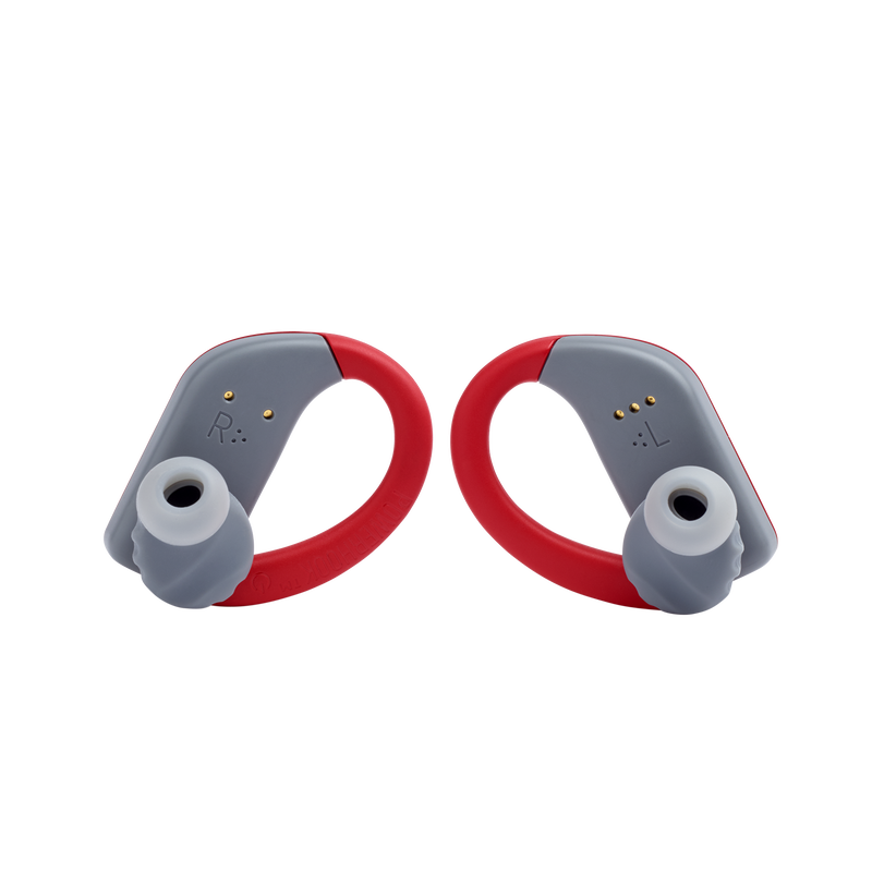 JBL Endurance PEAK - Red - Waterproof True Wireless In-Ear Sport Headphones - Back image number null
