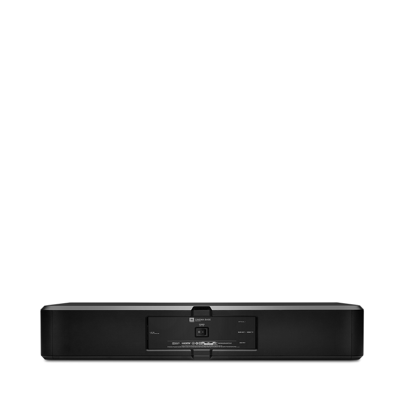 JBL Cinema Base - Black - Home cinema 2.2 all in one soundbase for television - Back image number null