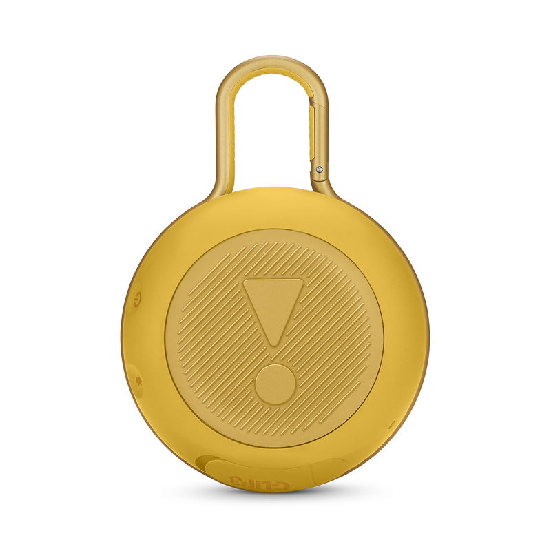 JBL Clip 3 - Mustard Yellow - Portable Bluetooth® speaker - Back image number null