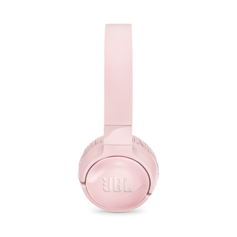 JBL Tune 600BTNC - Pink - Wireless, on-ear, active noise-cancelling headphones. - Left image number null