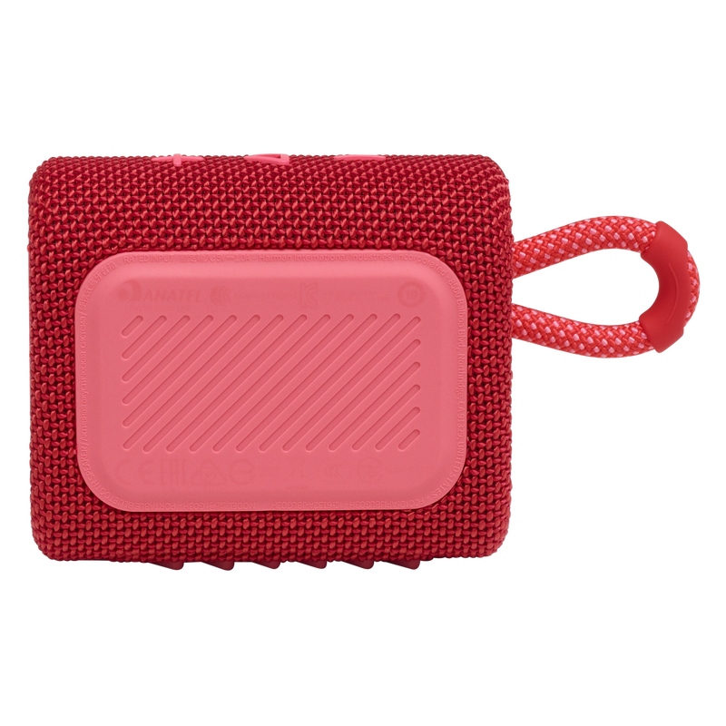 JBL Go 3 - Red - Portable Waterproof Speaker - Back image number null