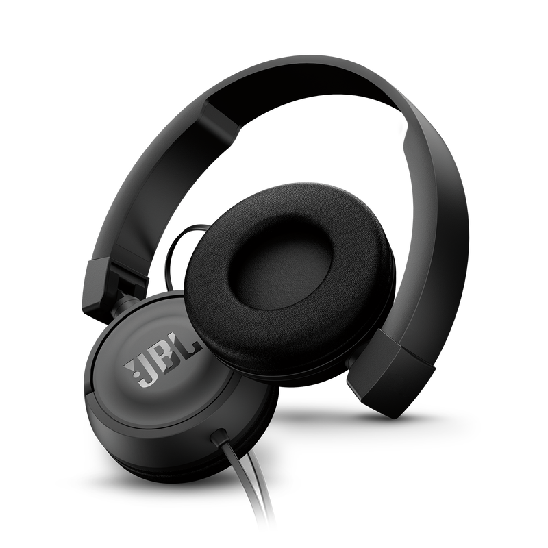 JBL T450 - Black - On-ear headphones - Detailshot 1 image number null