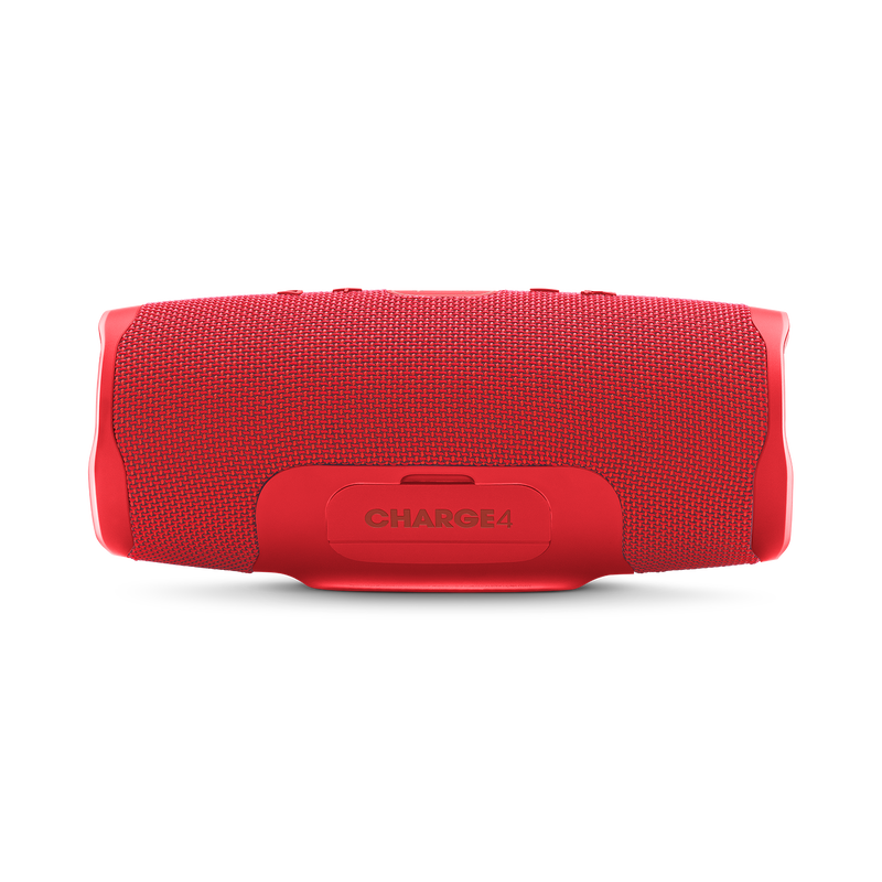 JBL Charge 4 - Red - Portable Bluetooth speaker - Back image number null