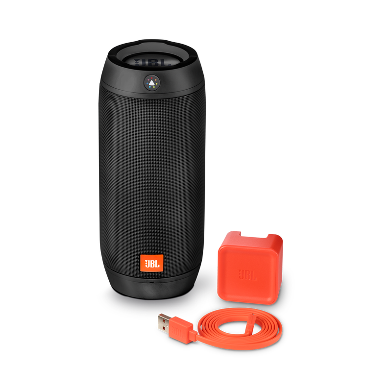 JBL Pulse 2 - Black - Splashproof portable Bluetooth speaker with interactive light show - Detailshot 4 image number null