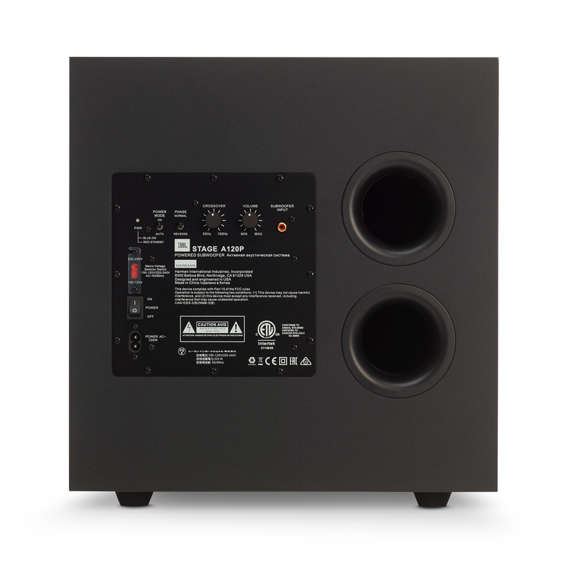 JBL Stage A120P - Black - Home Audio Loudspeaker System - Back image number null