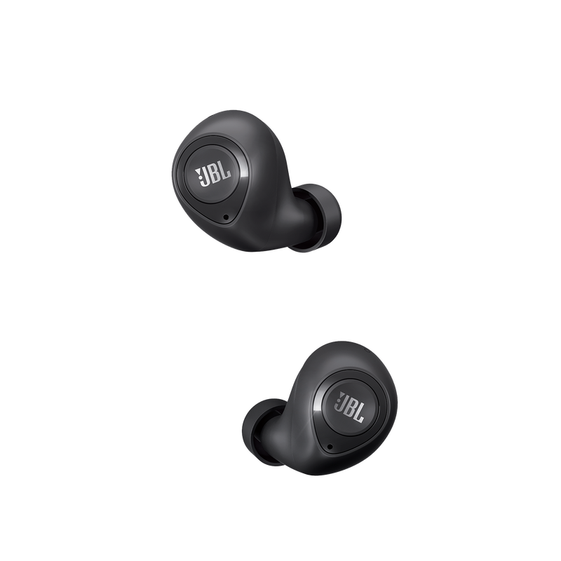 JBL C100TWS - Black - True wireless in-ear headphones. - Hero image number null