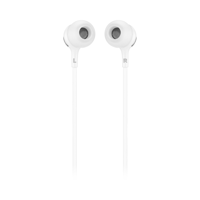 JBL Live 100 - White - In-ear headphones - Back image number null